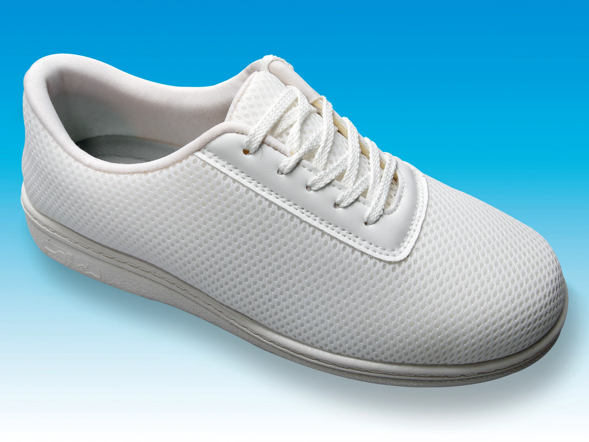 Mº 2005 Deportivo rejilla con cordones Blanco